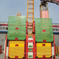 80m Double Cage Building Material Construction Hoist